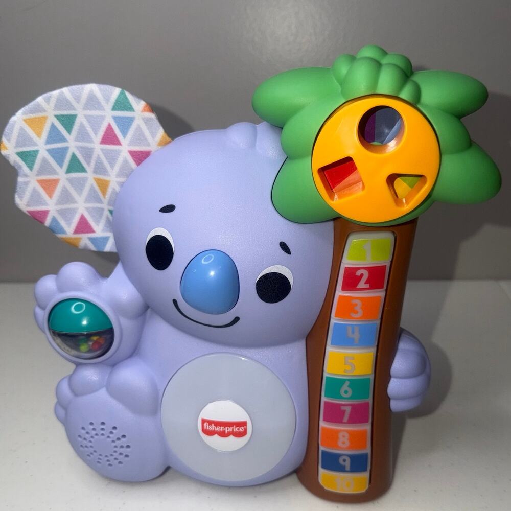 Fisher Price Linkimals Counting Koala Baby Toy Musical Lights Learning Infant